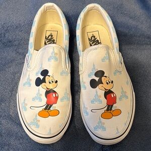 DISNEY WORLD Vans 50th Anniversary Classic Slip On Mickey Mouse